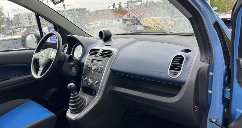 Opel Agila cena 14900 przebieg: 107000, rok produkcji 2009 z Tyczyn małe 121